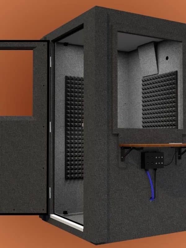 modern sound booth